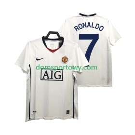 Koszulka Manchester United Ronaldo 7 Premier League 2008 2009 Retro Wyjazdowe Koszulki Piłkarskie Krótki Rękaw